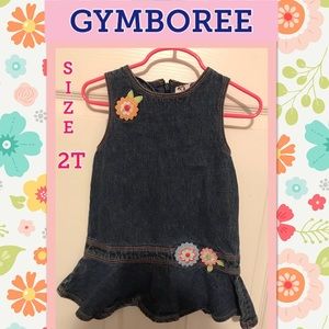 GYMBOREE Size 2T jean dress.